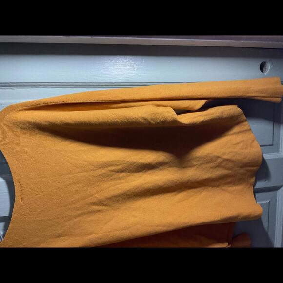 COPY - Vila Milano Cozy Oversized Long Sleeve Top in Mustard Yellow Large - Picture 8 of 10